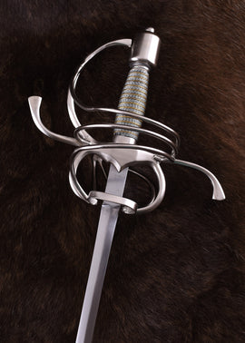 Duitse rapier 17e eeuw, semi-scherp