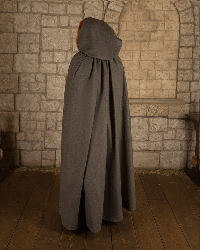 Mantel Harun, Wollmix, oliv