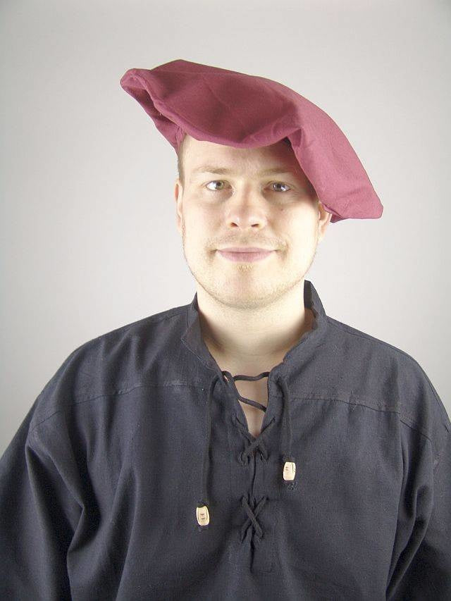 Basco in cotone, marrone