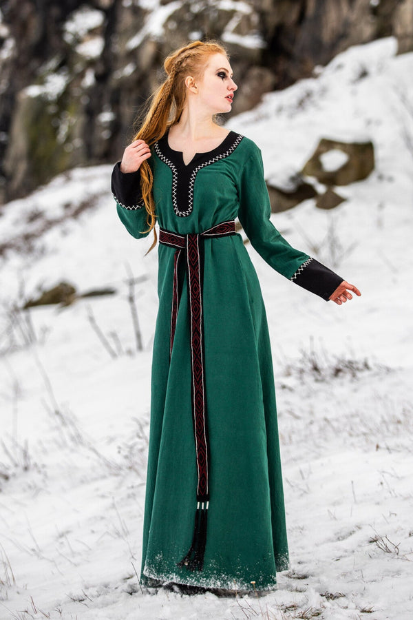 Abito vichingo Lagertha, verde