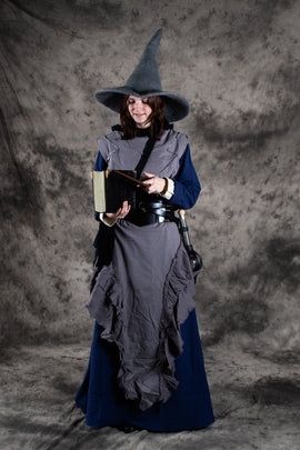 Häxhatt, grå, ullfilt