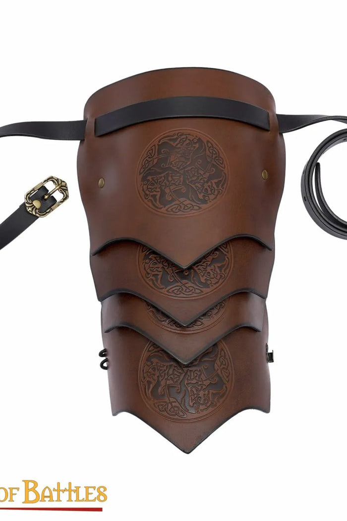 Leather pauldron Epona