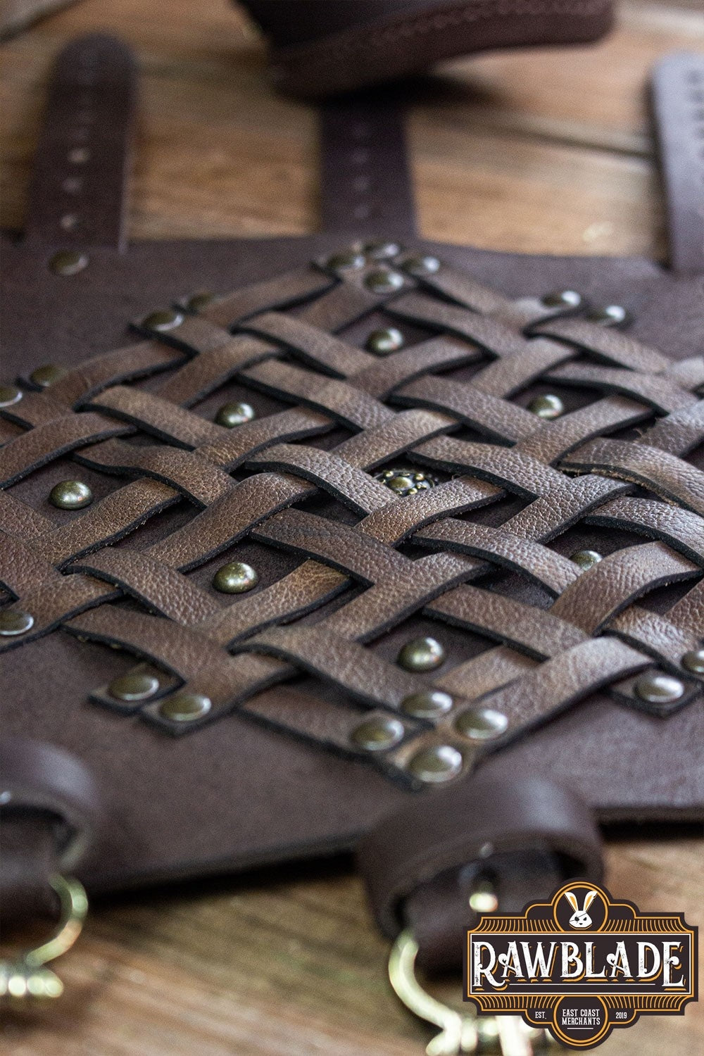 Brawley bracers, underarmsbeskyttere – brun