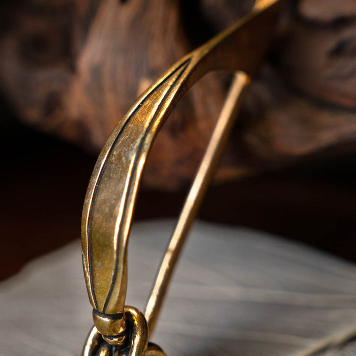 Fibule celtique arquée, IIIe–Ie siècle av. J.-C., bronze
