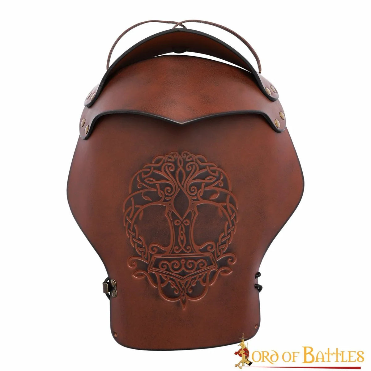 Odinė pauldron Yggdrasil Mjolnir, žalia