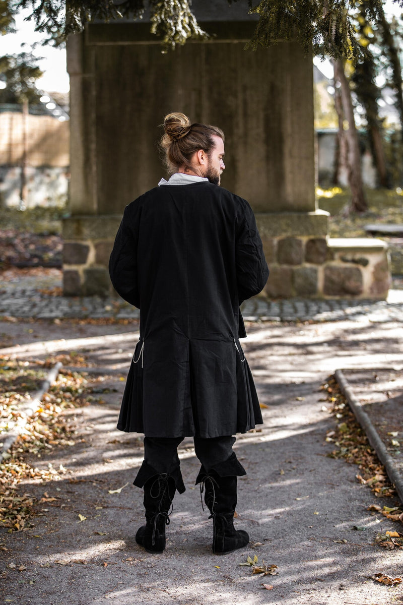 Bukanierjacke aus dem 17. Jahrhundert, schwarz