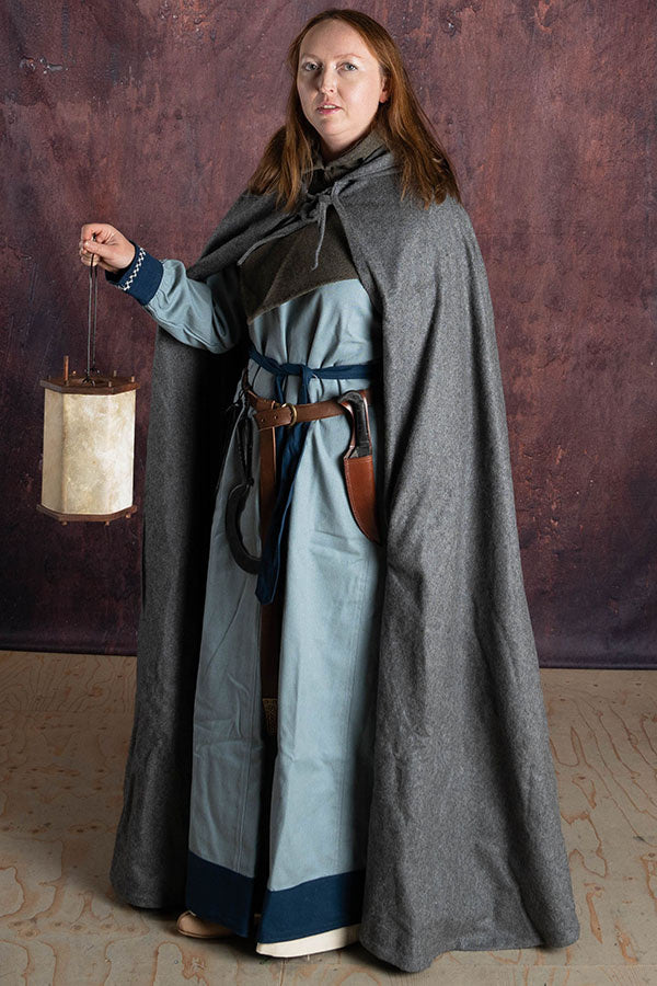 Mantel Hibernus, grå, ullmix