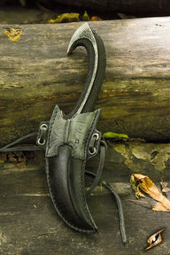 Holder for LARP dark elven throwing knives incl. knife