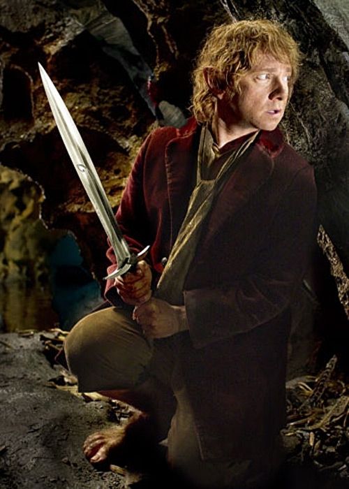 Dardo, espada de Bilbo Bolsón, semi-afilada