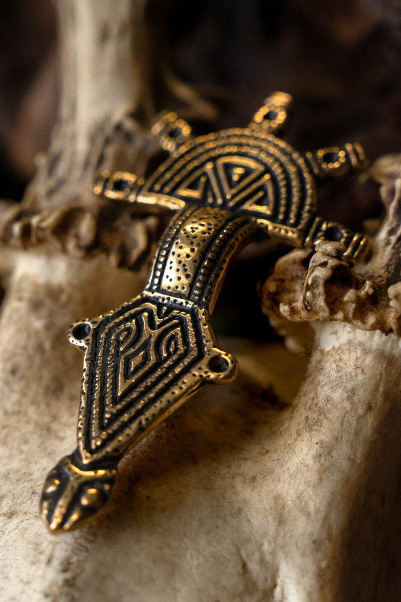 Germanische Fibel Typ Hahnheim, Bronze