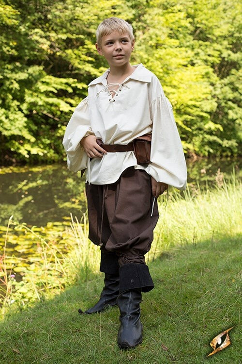 Vikingské kalhoty Rollo, hnědé