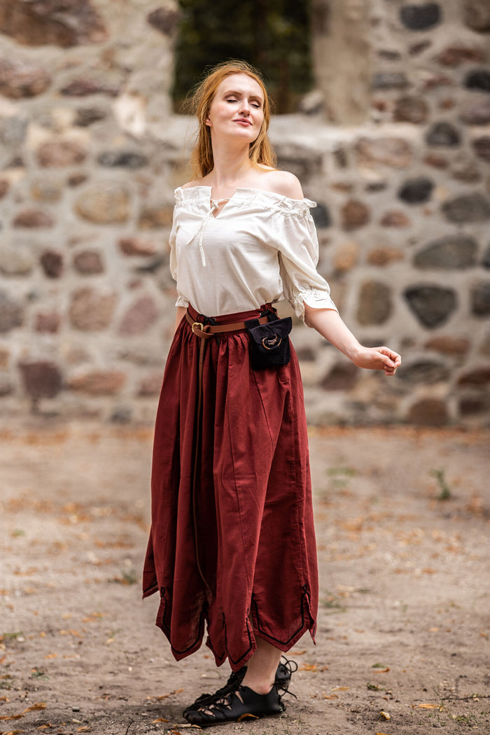 Renaissance skirt, red