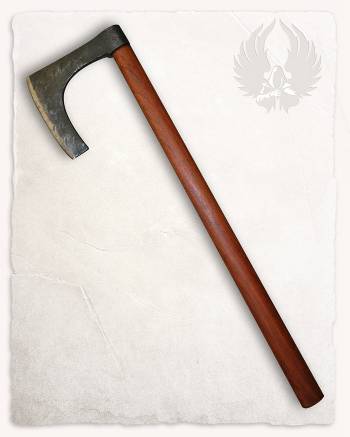 Viking bearded axe, battle-ready, type C, blunt (battle-ready)
