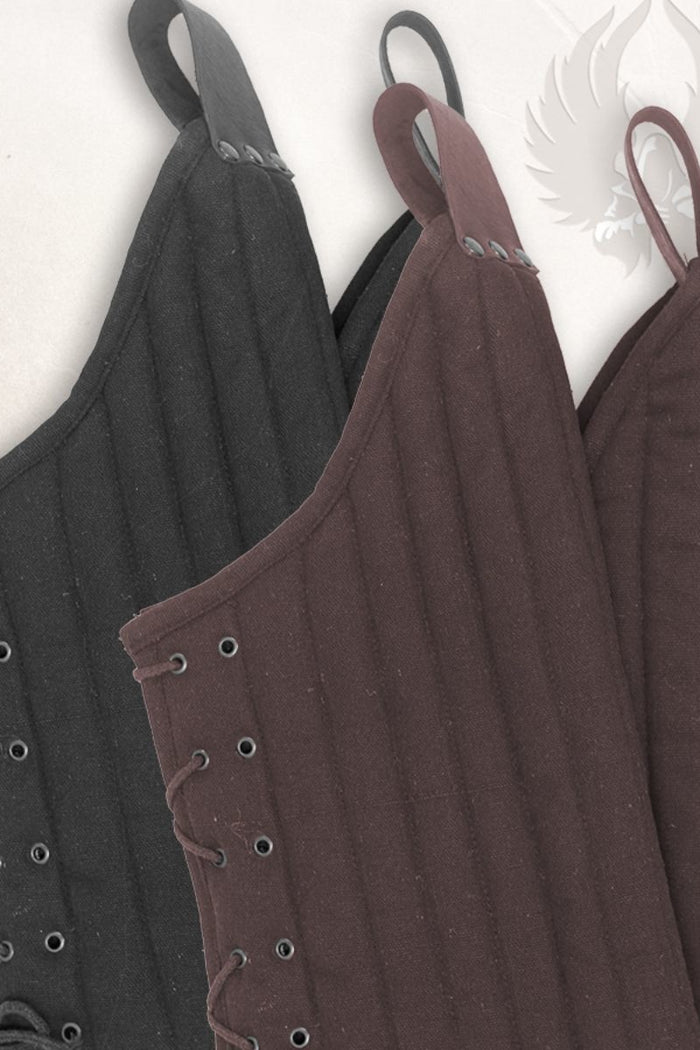 Cosce in gambeson Leopold (protezione cosce), marrone