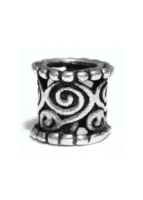 Mittelalterliche Haar und Bartperle, Silber, Sterlingsilber