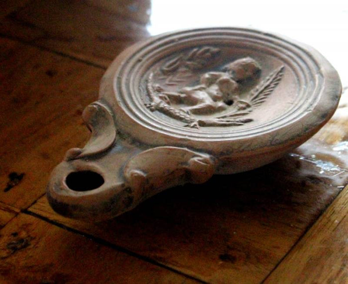 Römische Öllampe Kleopatra