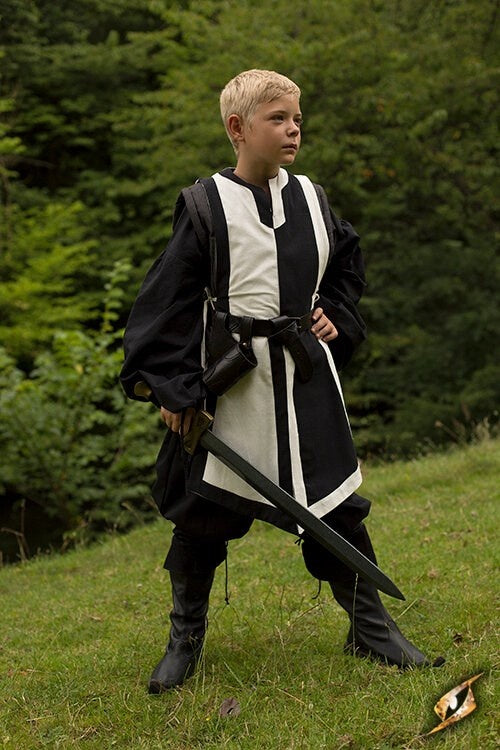 Våbenkjortel Geoffrey, sort-hvid