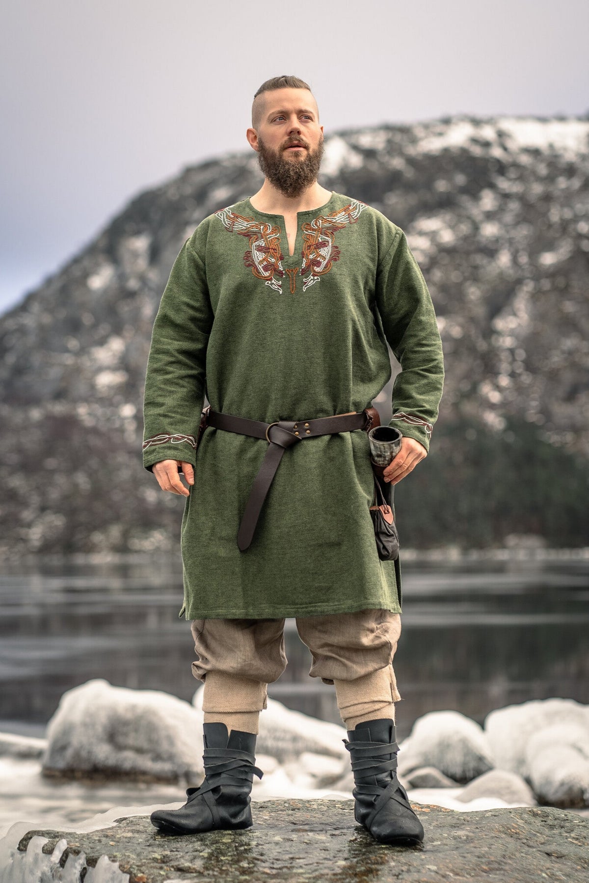 Vikingatunika Snorri, grön