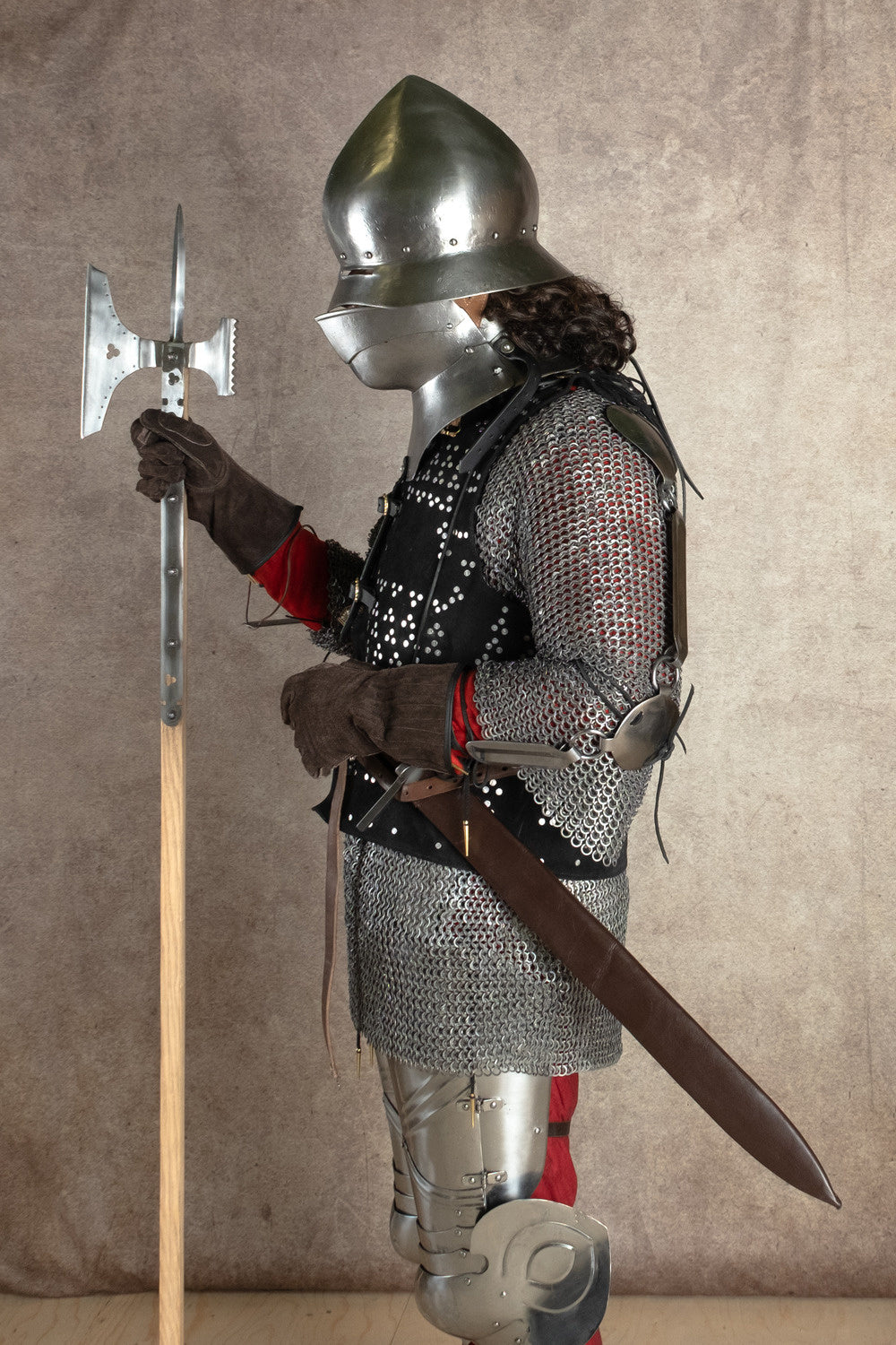 15e eeuwse bevor, ongepolijst, 1.2 mm