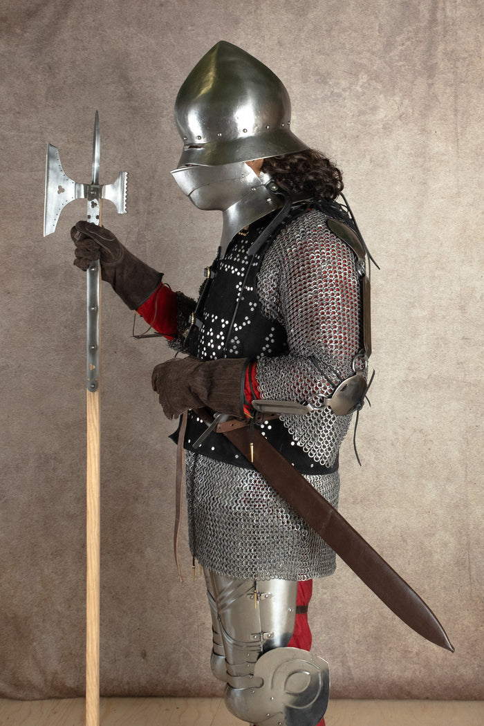 15e eeuwse bevor, ongepolijst, 1.2 mm