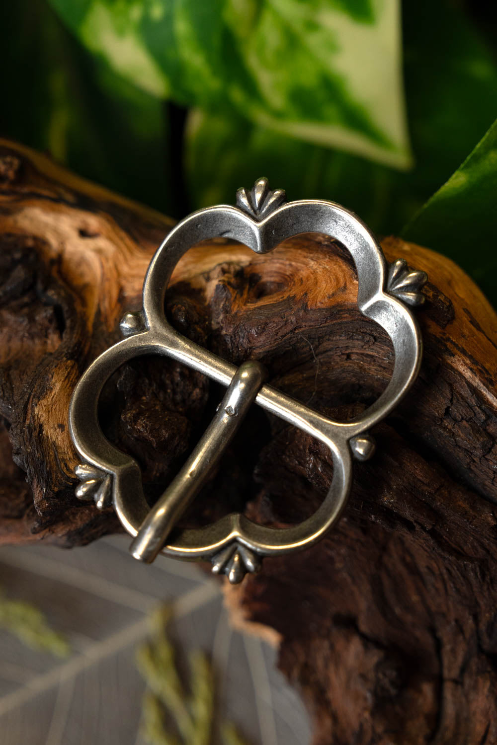 Renæssancespænde, 15.–16. årh., forsølvet bronze