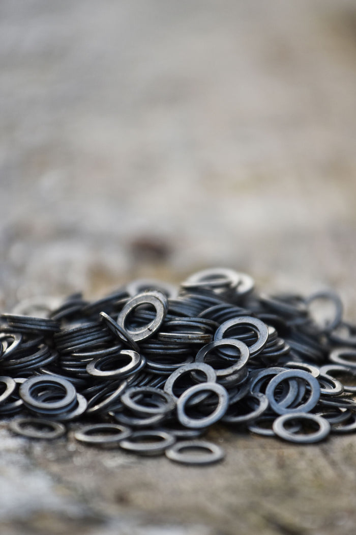 1 kg flat unriveted rings, 8 mm