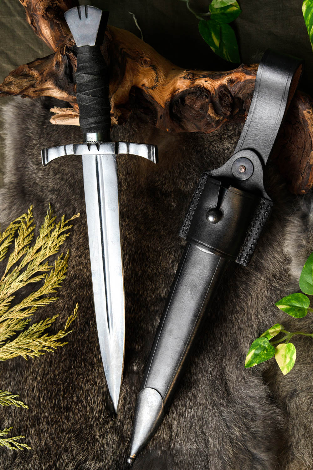 Medeltida dolk, Crécy, skarp