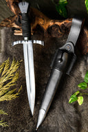 Mittelalterlicher Dolch Crecy, scharf