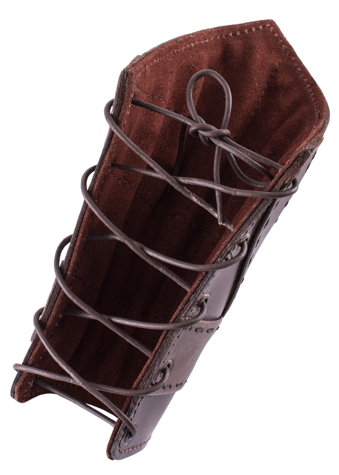 Uhtred leather bracers, underarm guards
