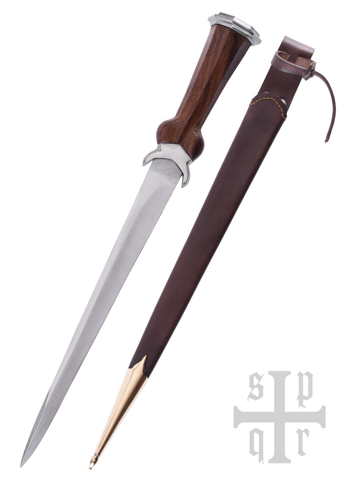 Tysk kugledolk fra 1400-tallet, halvskarpt