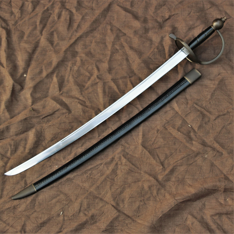 Piracka szabla Blackbeard, półostra