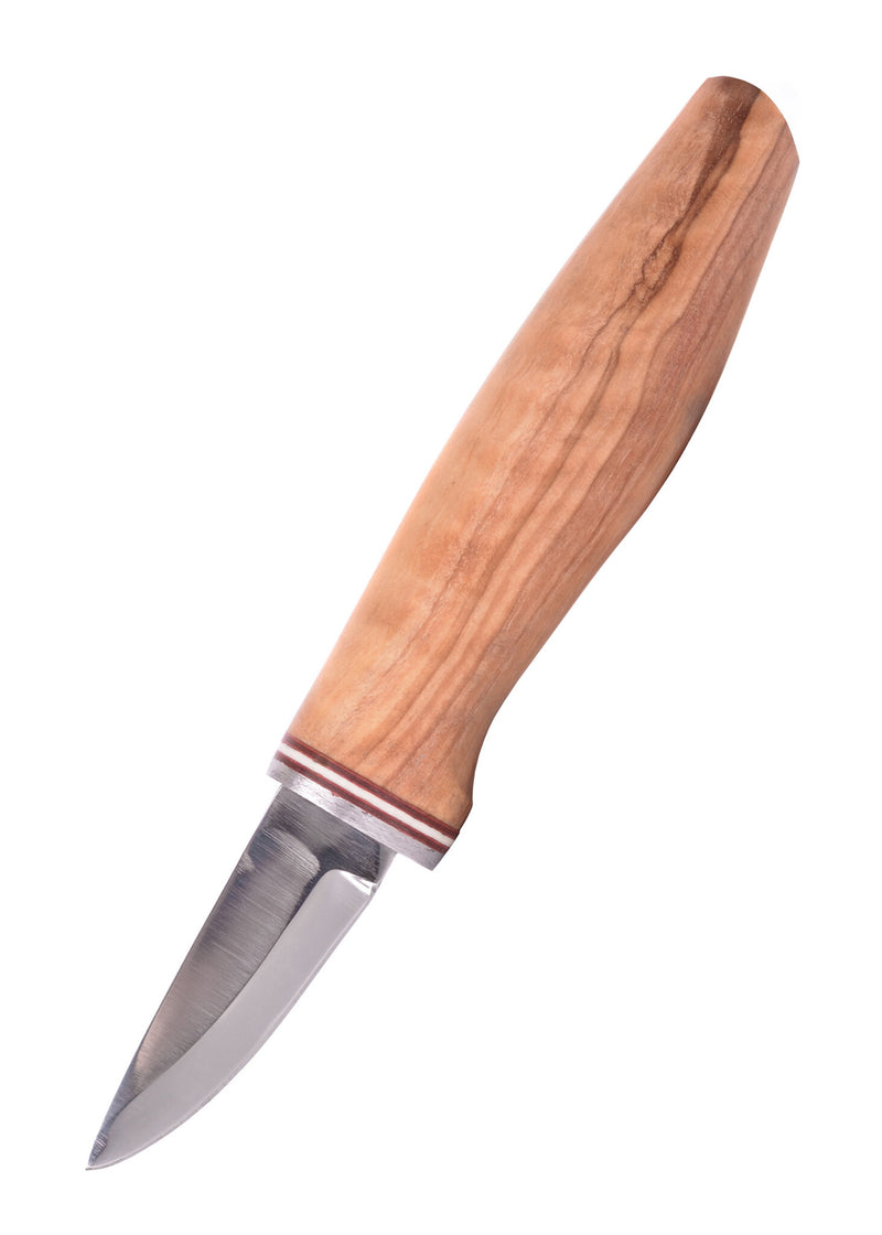 Cuchillo escandinavo para carpintería, acero inoxidable