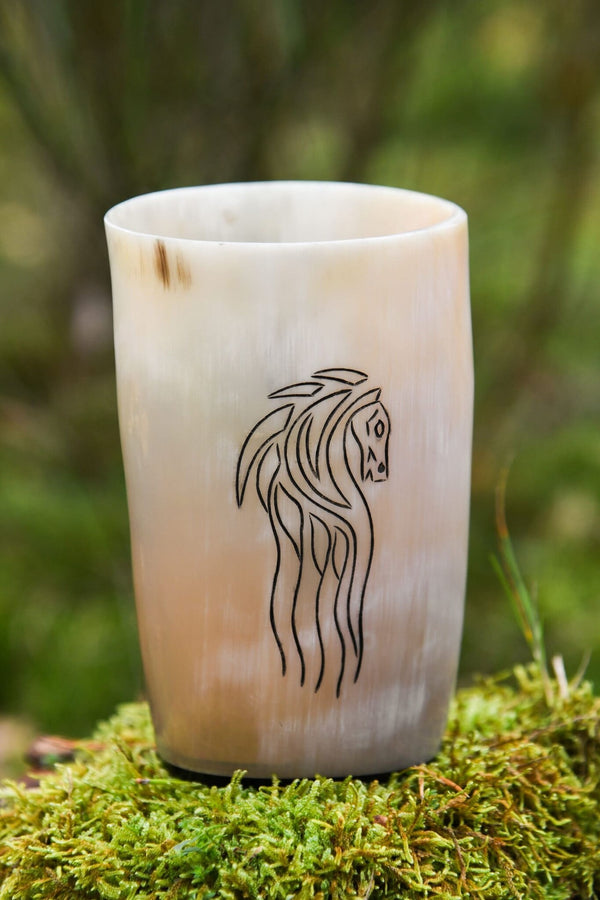 Horn dryckeskopp Epona, 100 till 200 ml