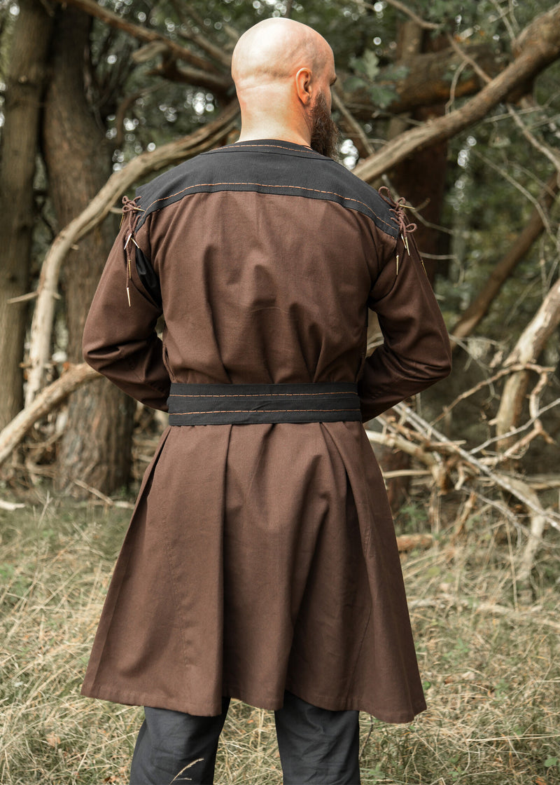 Skjoldehamntunika, brun svart