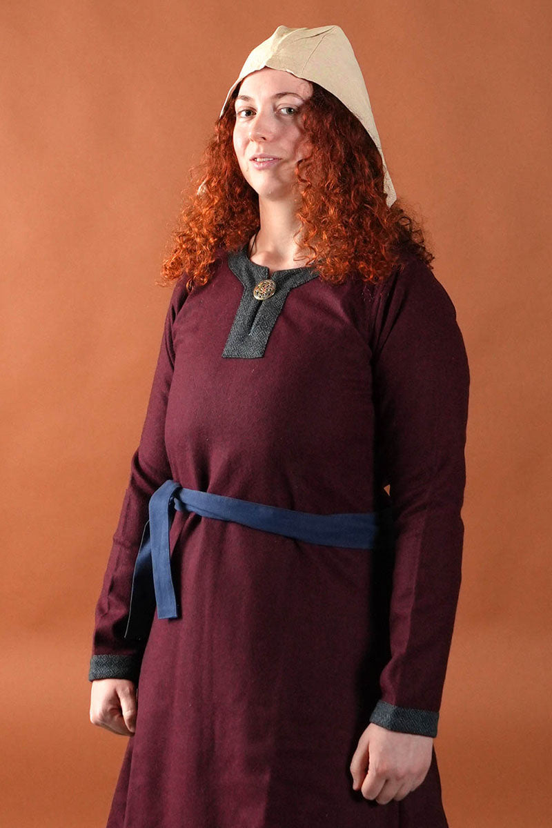 Ulden vikingekjole Siggi, bordeauxrød