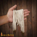 Schnürsenkel mit Aiglets 150 cm Set aus 5 natur