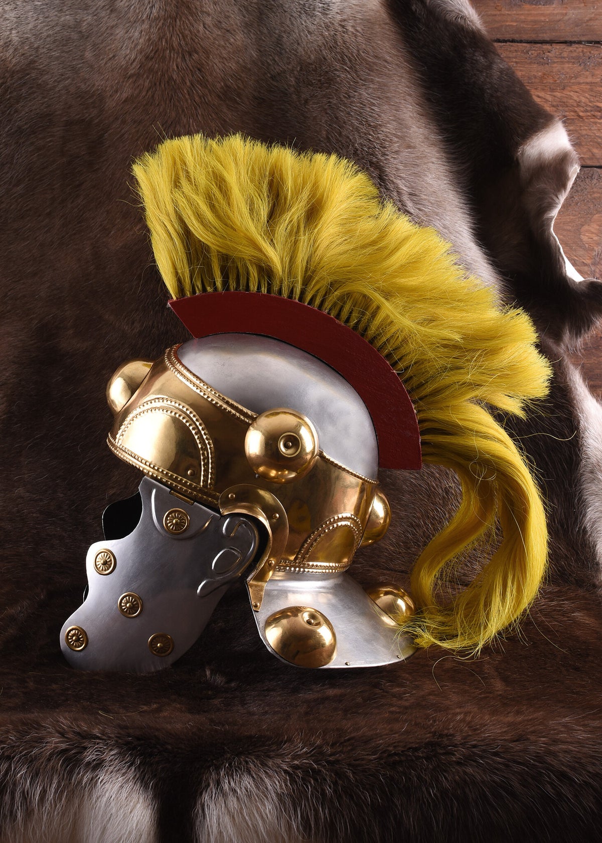 Casco romano auxiliar Witcham Gravel, 1–1,2 mm