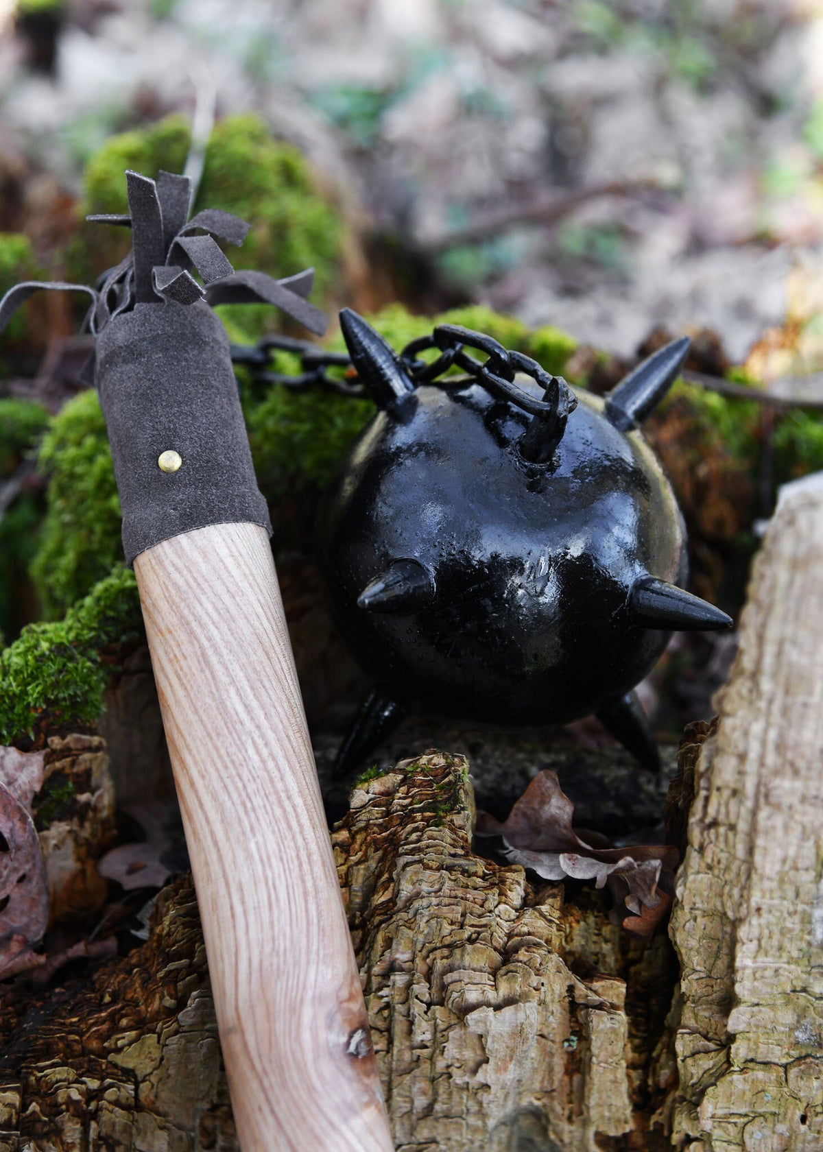 Cep bojowy z długą rękojeścią