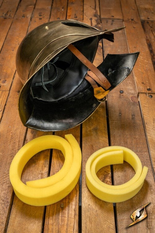 Helmet Illumine, brass color, 1-1.2 mm