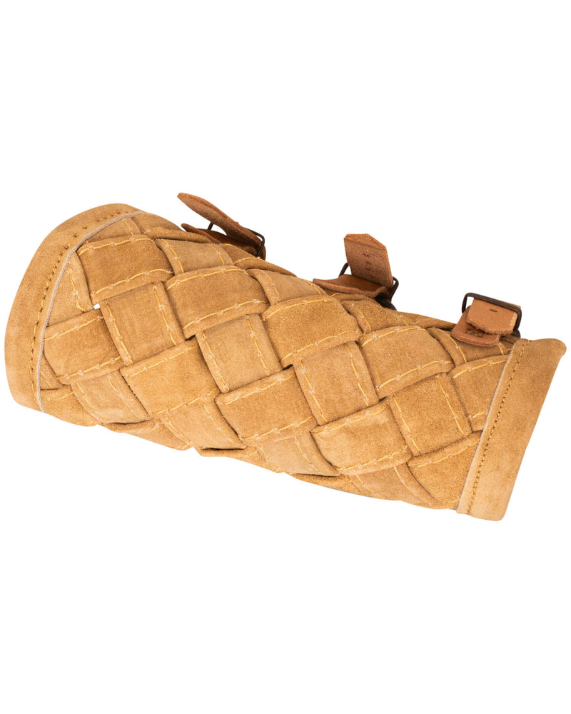 Sigurd vikingabracers, underarmsskydd, sandfärg