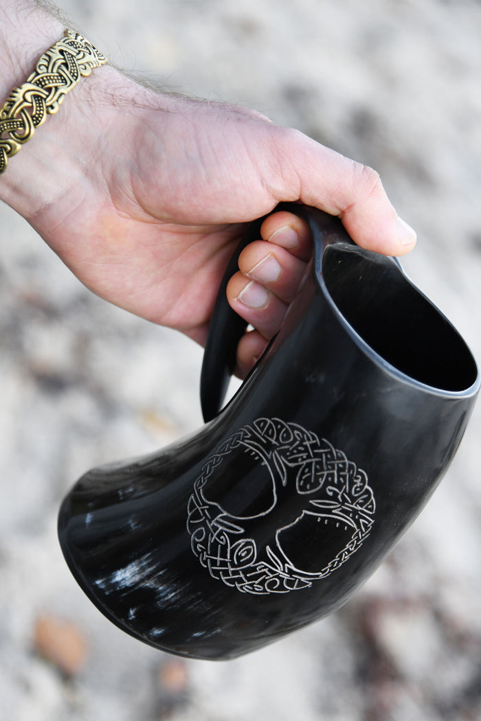 Horn cup, Yggdrasil, 650-1000 ml
