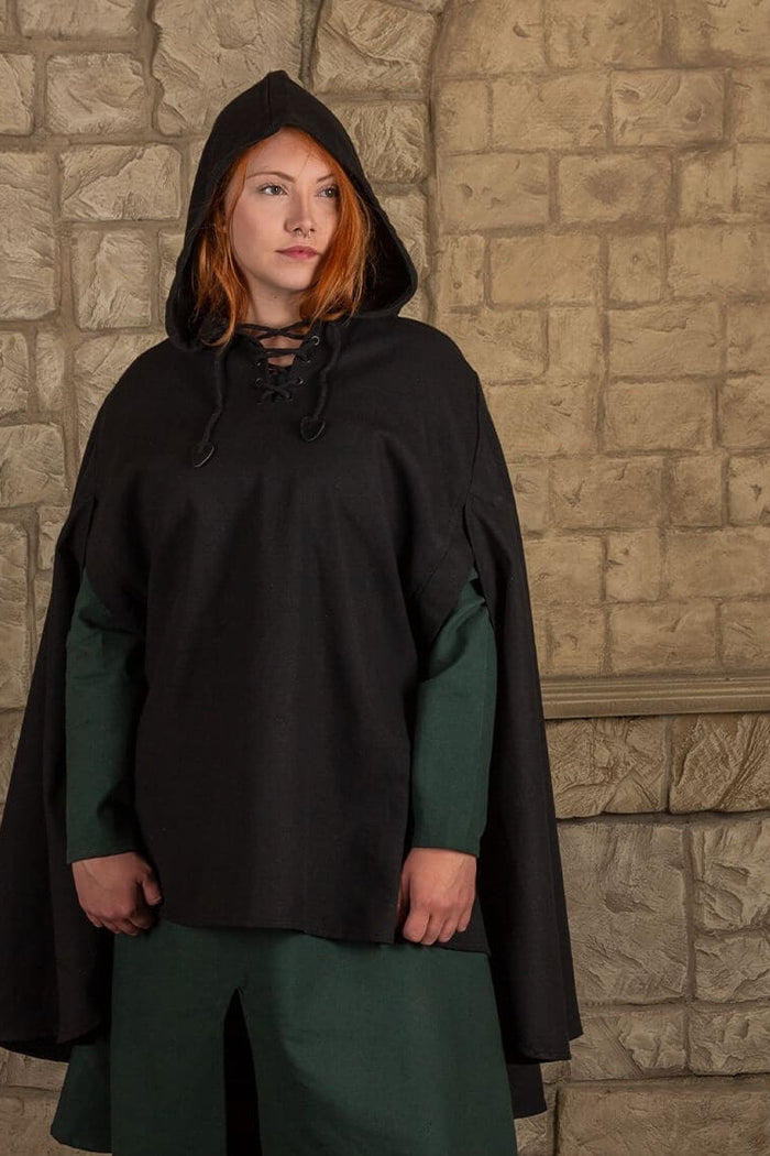 Gardecorp, reismantel Raven, zwart