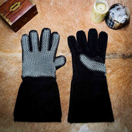 Kettenhandschuhe, unvernietet, runde Ringe