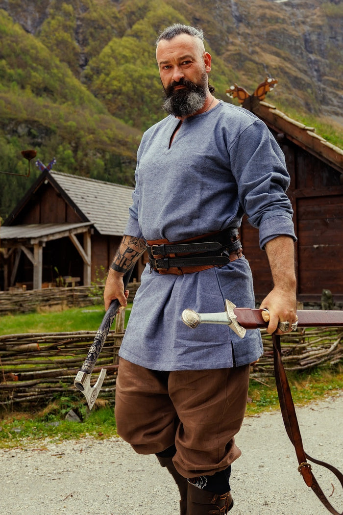 Wikinger Tunika Torsten, blau