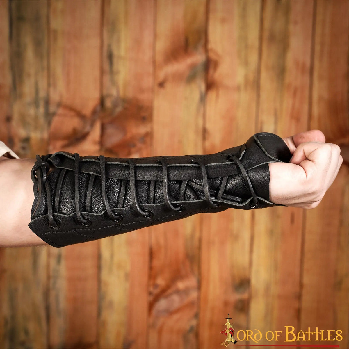 Boogschutter bracer rechterhand, bruin