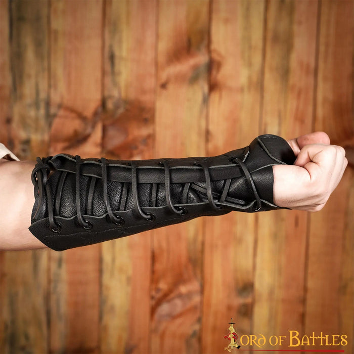 Boogschutter bracer rechterhand, bruin