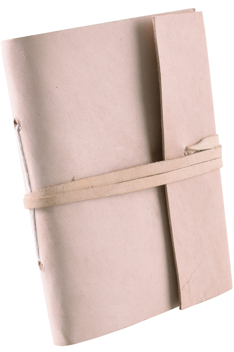 Kleines Notizbuch mit Lederumschlag