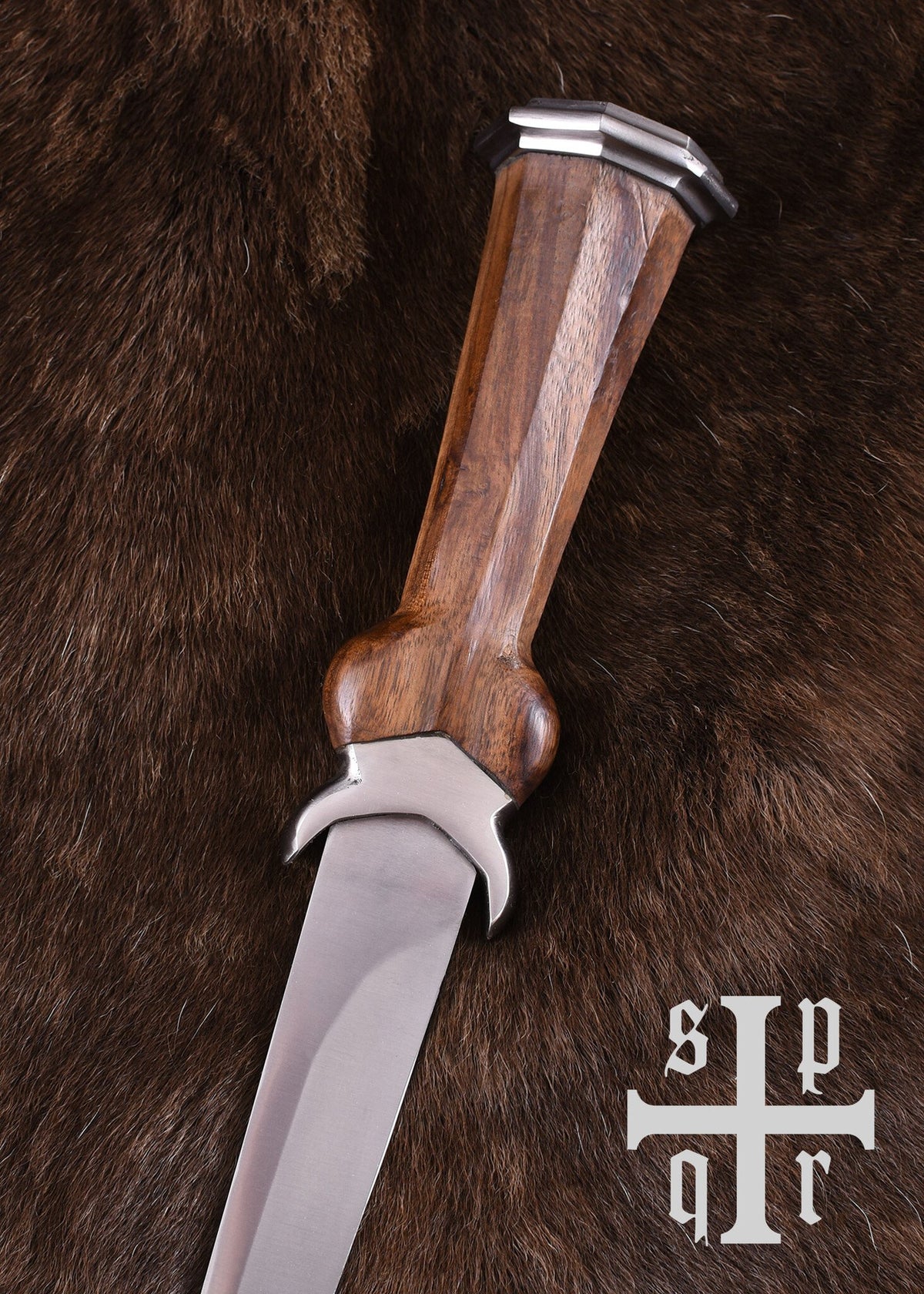 Tysk kugledolk fra 1400-tallet, halvskarpt