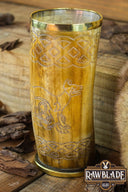 Róg do picia z motywem celtyckiego psa, 300–500 ml