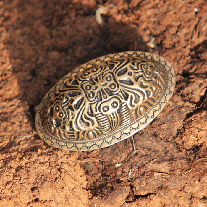 Vikingeskildpaddebroche Finland, bronze, pris pr. stk.